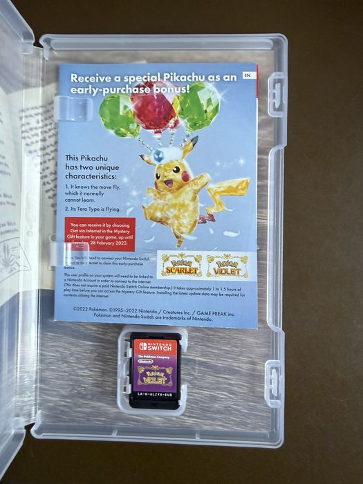 Pokemon Violet nitendo switch