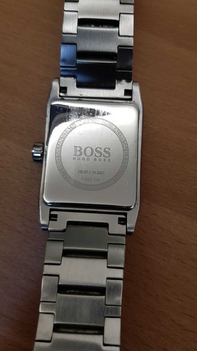Męski zegarek prostokątny *Hugo Boss*