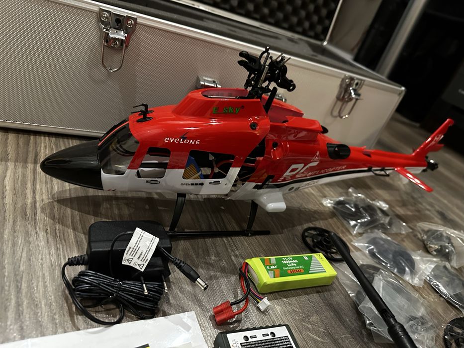 Helikopter RC ESky Belt CPCX unikat kolekcjonerski w walizce alu