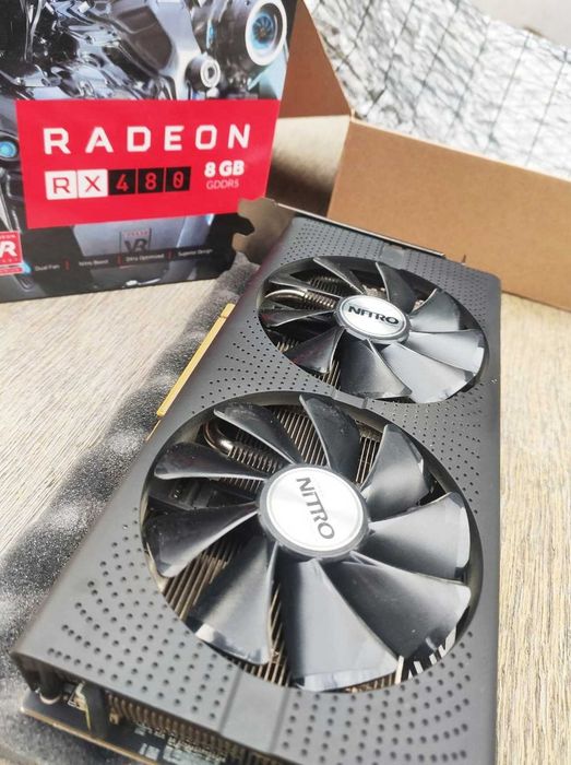 Видеокарта Sapphire Nitro+ RX 480 8Gb оверклок