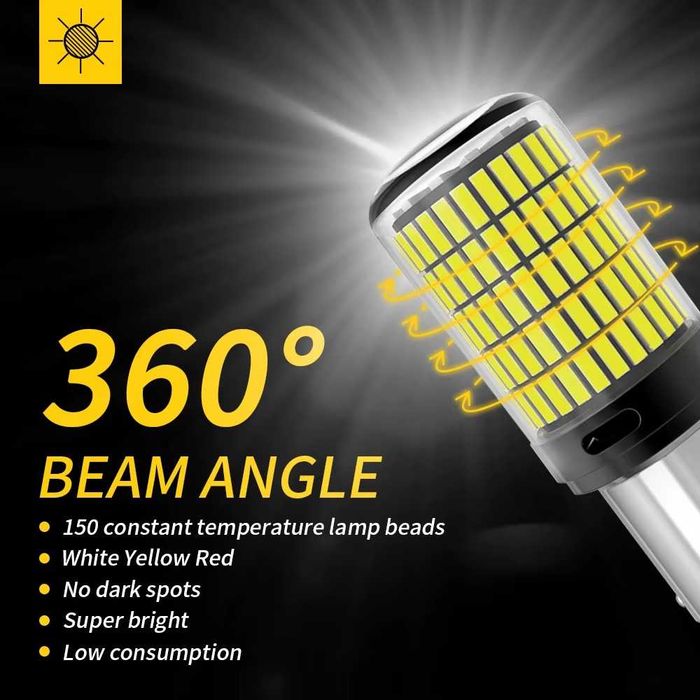 Продам LED-лампи Oprah 1156 BA15S P21W — дуже яскраві!