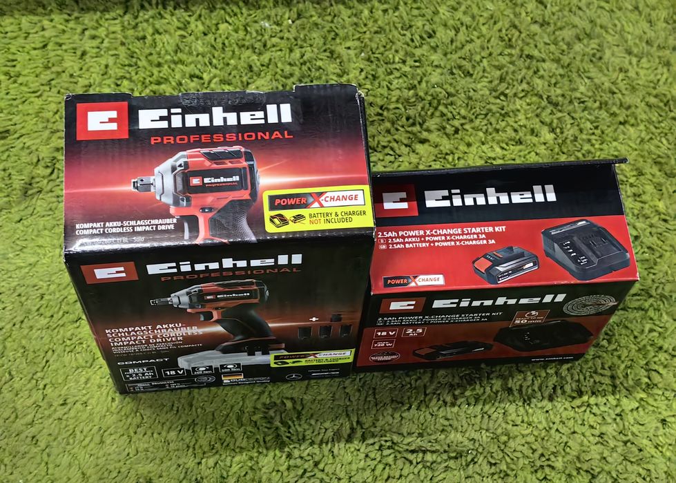Einhell Professional TP-CW 18/260-C Li BL 18V 260 Nm + zestaw 2,5 Ah – NOWY