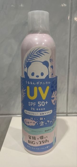 Japoński filtr w sprayu ochrona UV