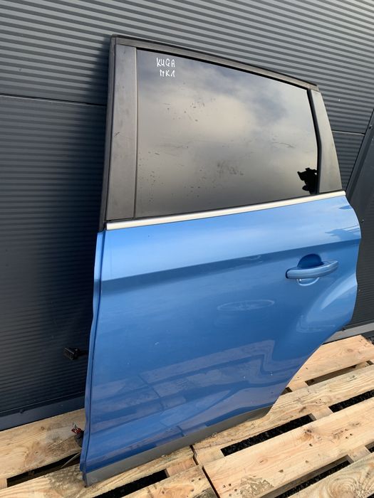 Ford Kuga MK1 drzwi lewe tylne lewy tył niebieskie