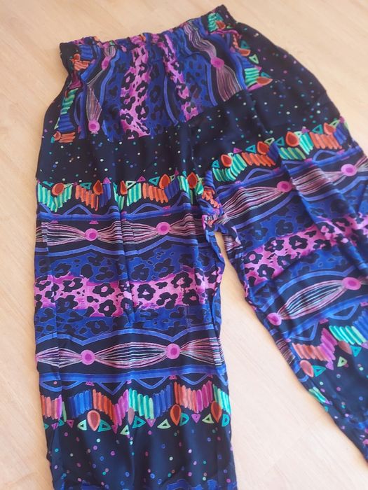 Calças coloridas verão L/XL