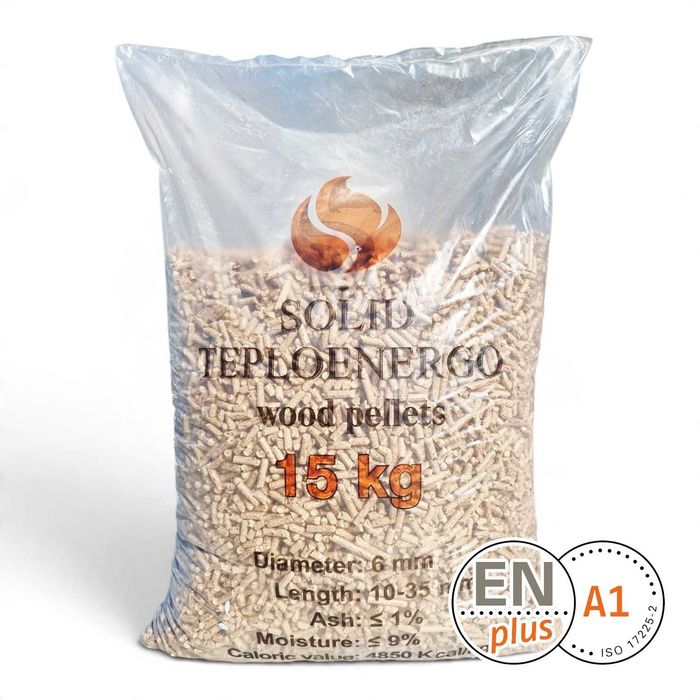 Pellet drzewny Świerkowo-Dębowy 18.4MJ/kg SOLID 6mm  Atest FSC Pelet