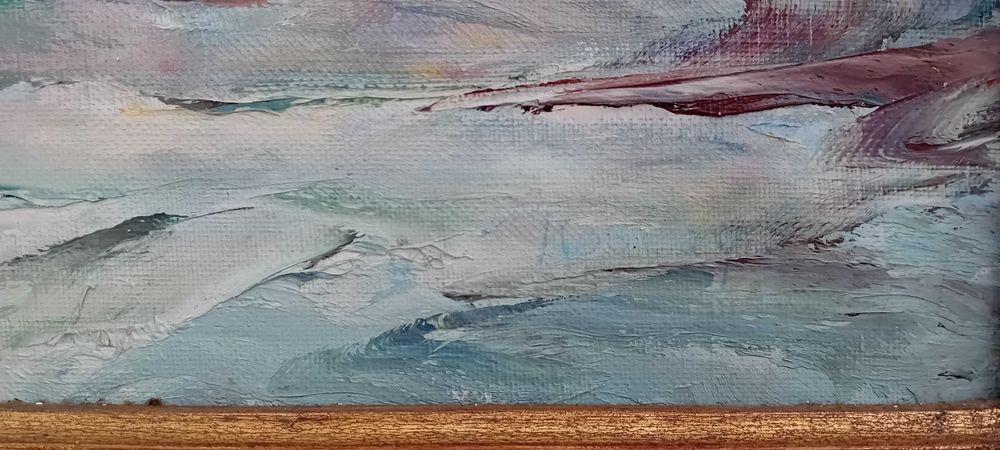 Pintura Antiga óleo sobre Tela Assinada