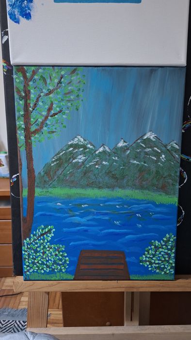 Telas variadas (pintado à mão)