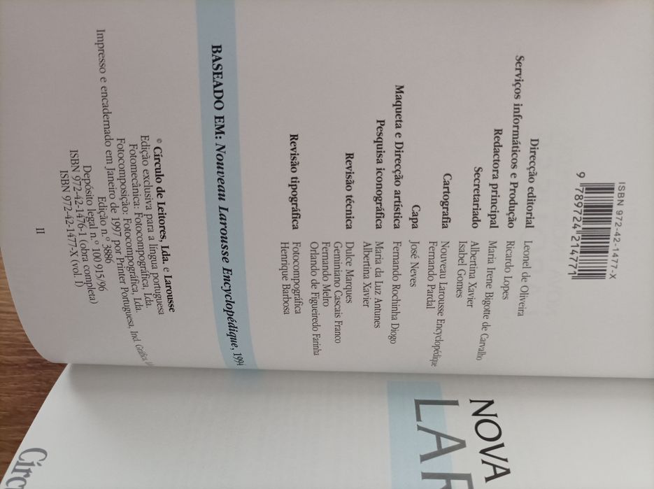 Nova Enciclopédia Larousse (Conjunto 22 vol.)