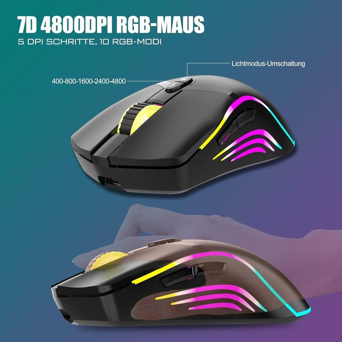Zestaw RedThunder K20 klawiatura + mysz gaiming RGB AZERTY