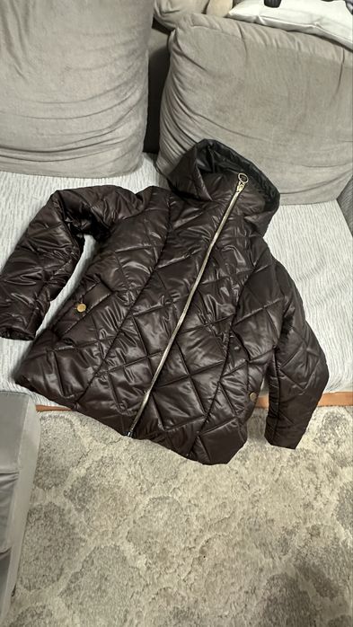 Kurtka My Luxe czekolada brązowa