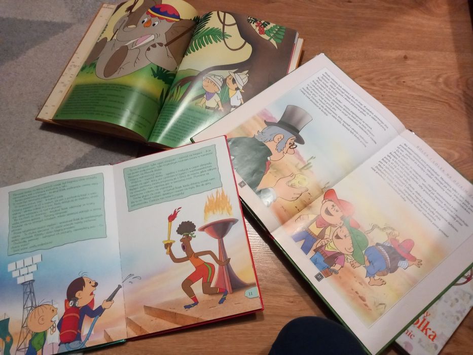 Zestaw 7 książek Bolek i Lolek:Wielka podróż,Nowe przygody,Niech żyje