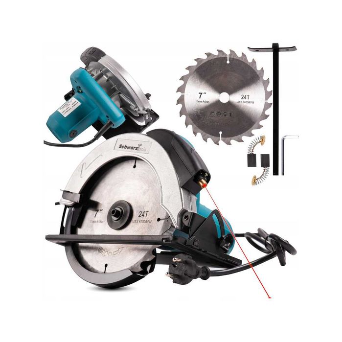 Mocna Pilarka Do Drewna Ręczna Piła Tarczowa Laser Najazdowa Przecinak