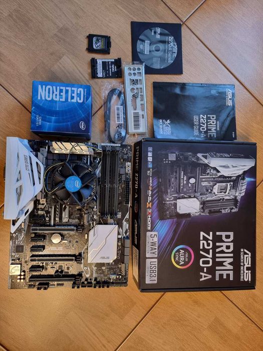 материнська плата ASUS Prime Z270-A + процесор G3930