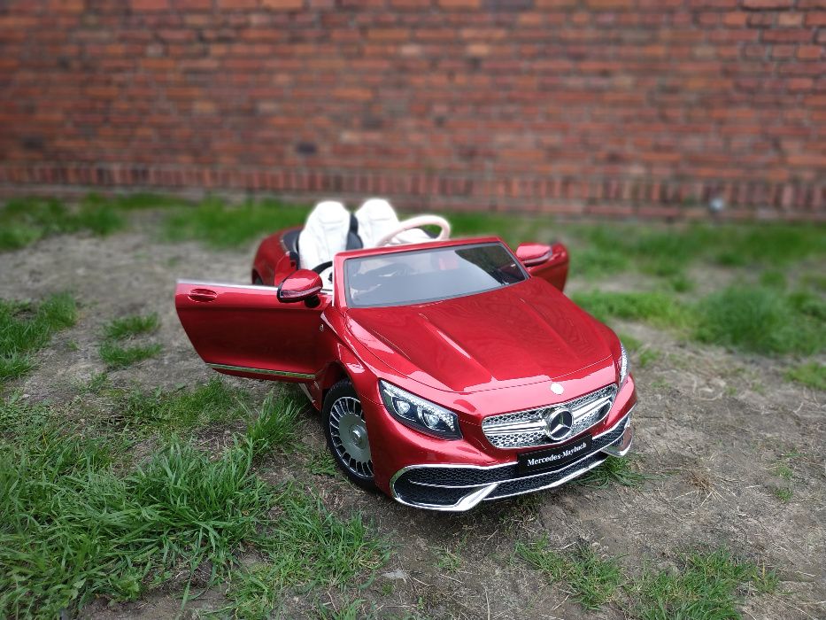 Auto na Akumulator Mercedes Maybach # Skóra Lakier