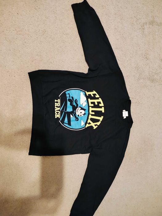 Bluza Felix 134 cm czarna z kotem