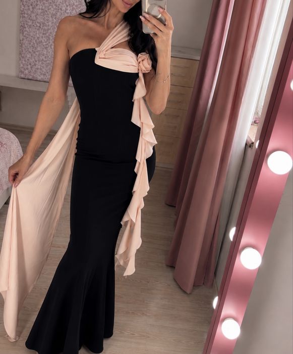 Розкішна вечірня сукня максі Pinterest style
