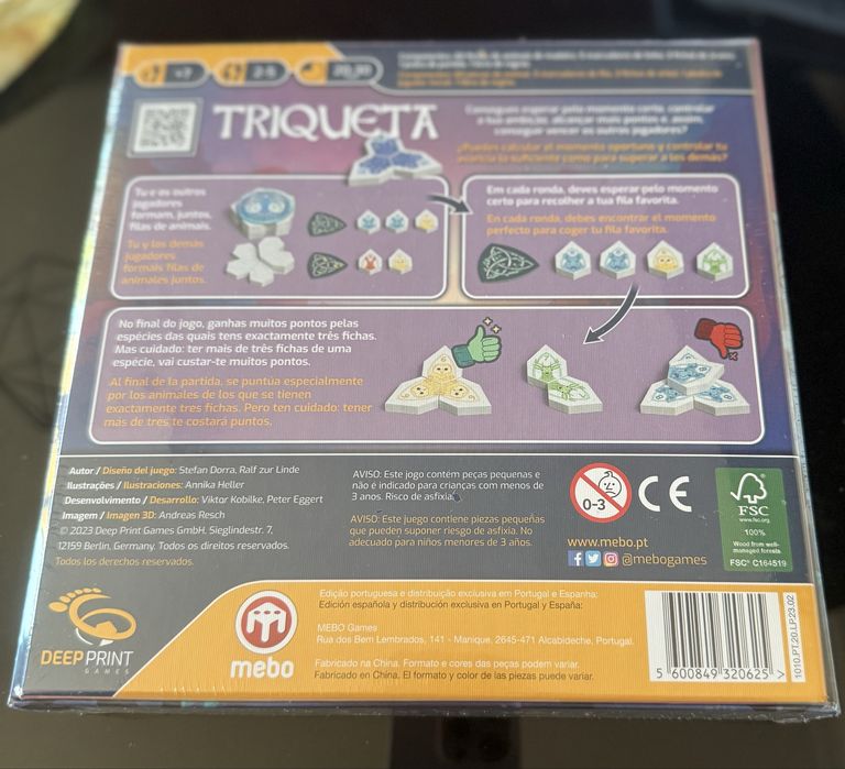 Jogo de tabuleiro Triqueta