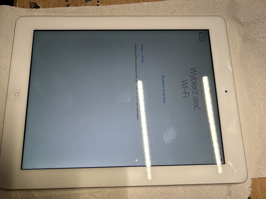 Ipad tablet brak ładowarki