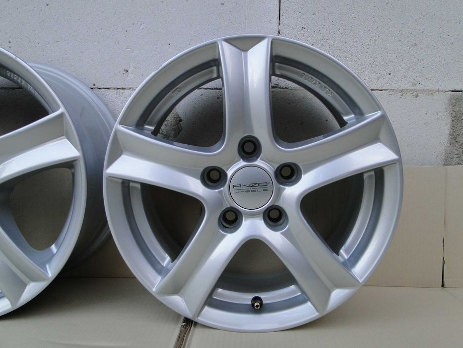 Felgi Aluminiowe ANZIO WAVE  15", Audi / VW , 6,5J15, ET45 stan BDB