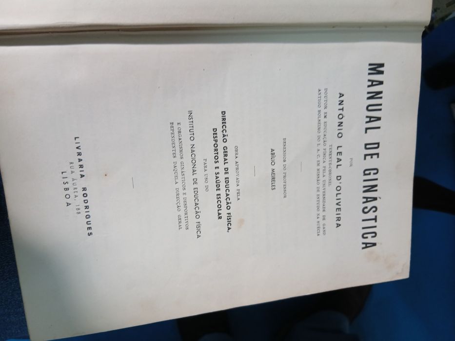 António Lead D'Oliveira, Manual de Ginástica (mocidade portuguesa)