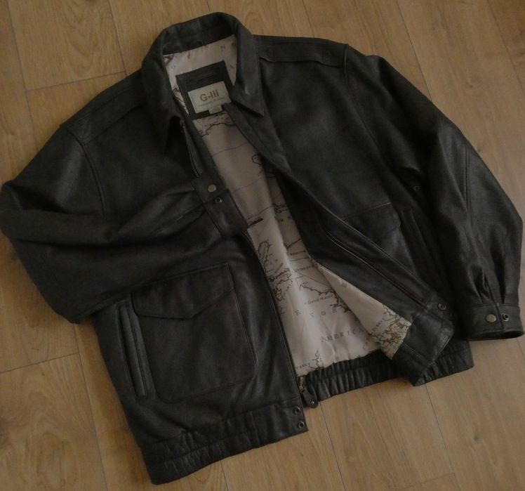 Kurtka skórzana męska G- III skóra PILOTKA lotnicza VINTAGE L/XL