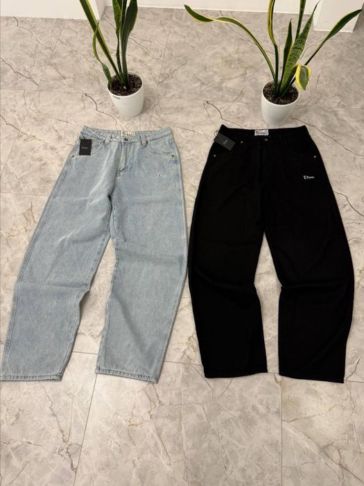 Широкі джинси Dime — Чорні та Блакитні