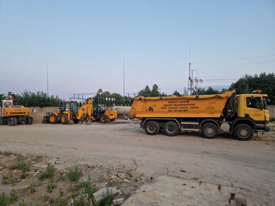 Żwirownia ,Wywrotka ,Piasek ,Żwir ,Prace Ziemne ,Koparka,Piach Pospóła