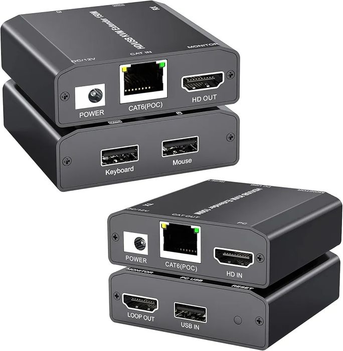 Youtinghdav HDMI USB KVM Extender Przedłużacz