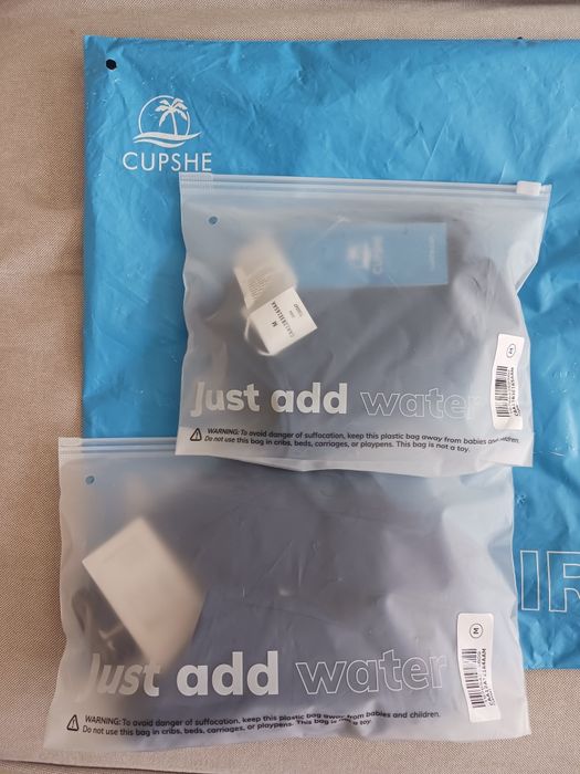 Strój dwuczęściowy Cupshe granatowy M/38 braletka nowy