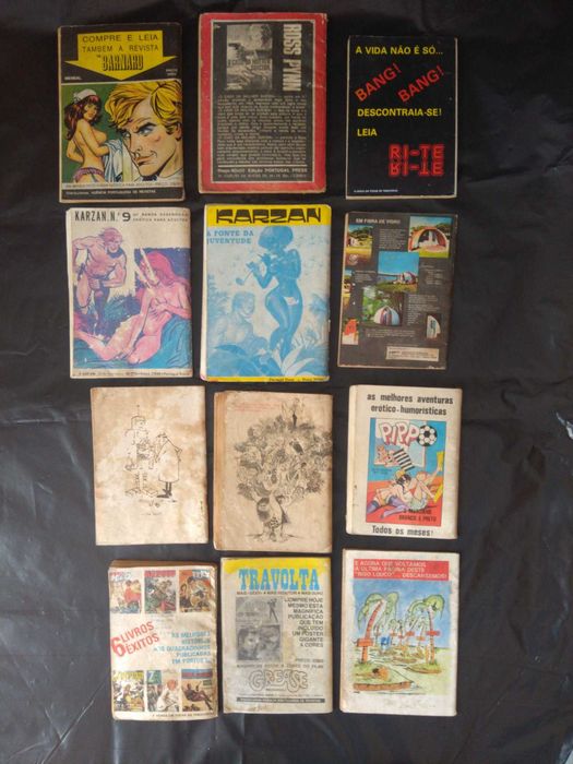 Revistas Bandas Desenhada Usada Diversa.