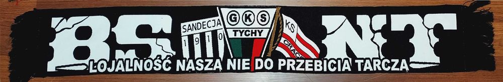 Szalik GKS Tychy - Sandecja Nowy Sącz - Cracovia Kraków