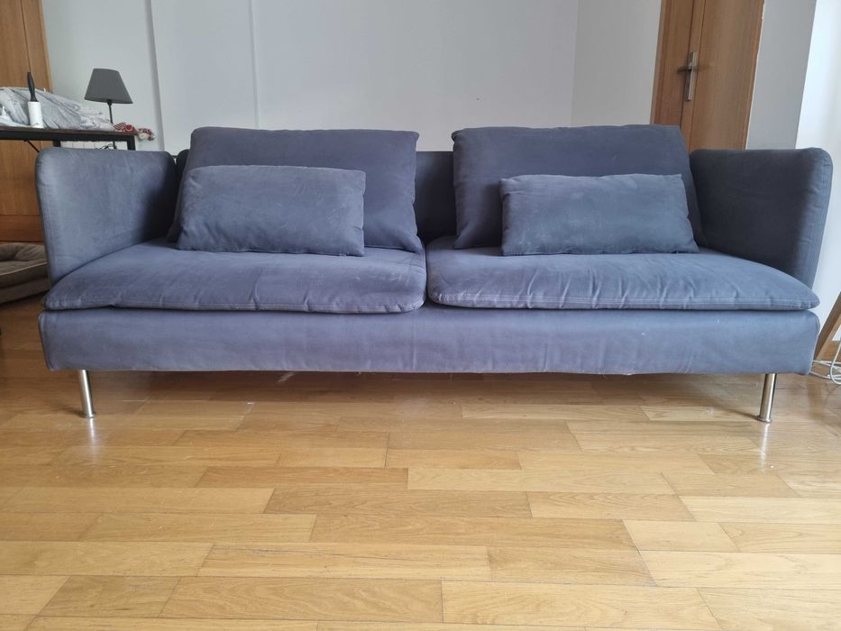 Sofa Cinzento IKEA | SÖDERHAMN