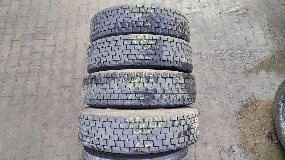 Opony 295/80R22,5 z bieżnikiem MICHELIN XDE2+ 10mm x4