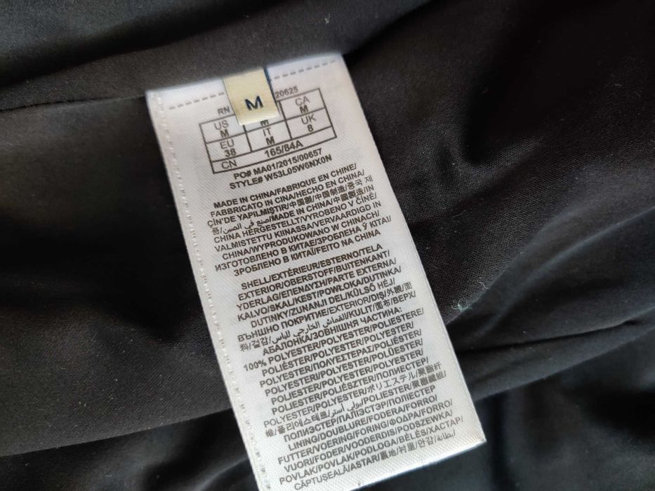 Kurtka Guess damska M czarna  oryginalna black taliowana