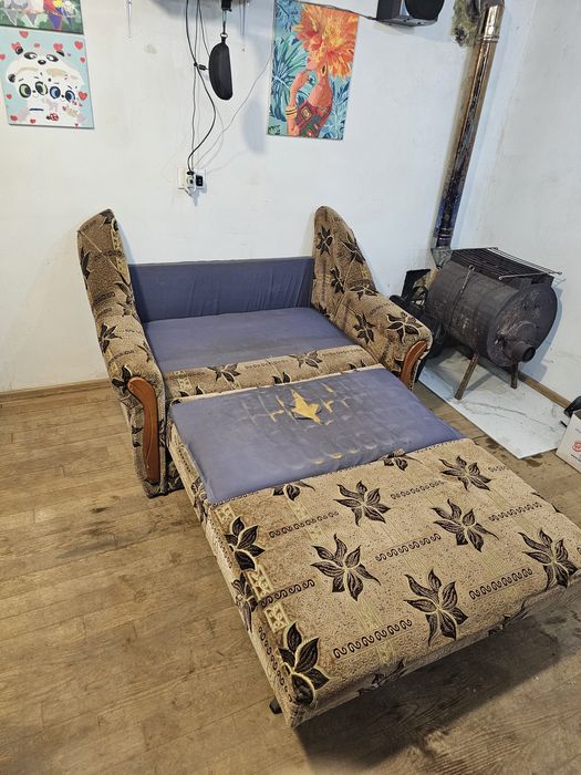 Диван ширина 132 см. довжина складений  94 см., розкладений 200 см.