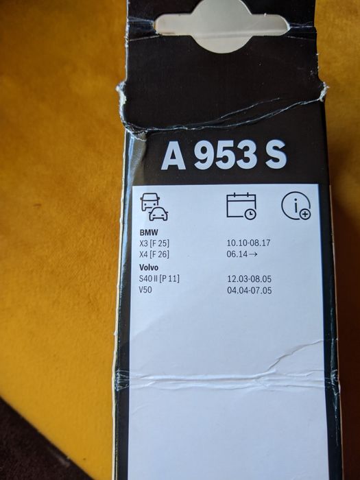 Zestaw wycieraczek Bosch AEROTWIN A953S 650/500 mm