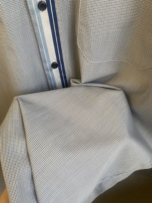 Koszula męska elegancka drobna kratka Willsoor roz L
