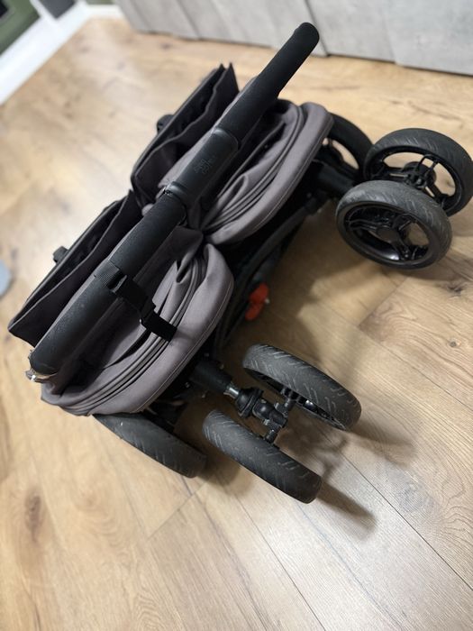 Wózek podwójny Valco snap duo szary