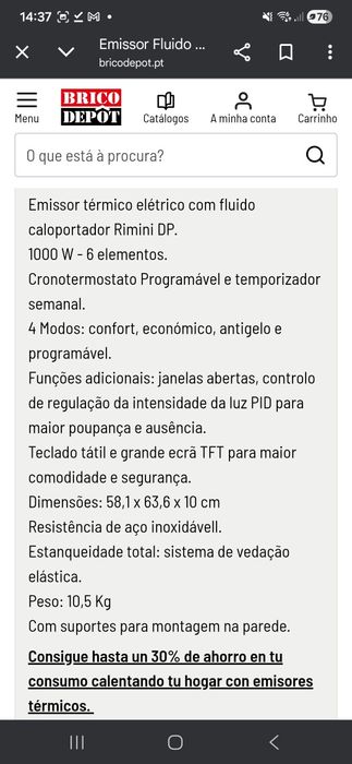 Radiador/ Emissor Ferroli