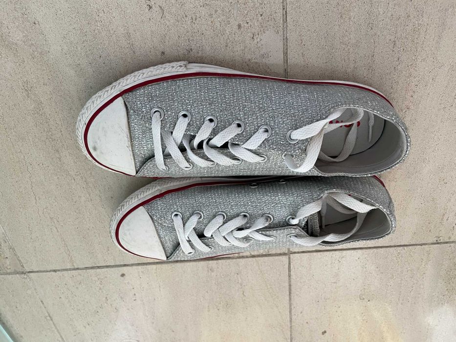 Ténis All Star Prateados