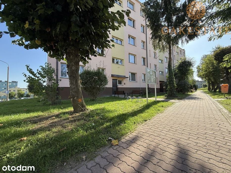 46m2, z balkonem, parter, ul.Osiedle