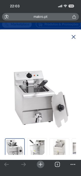 Fritadeira Elétrica METRO Professional 8L — Como Nova