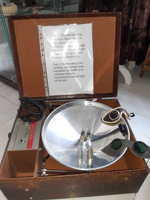 Solário individual, antigo.