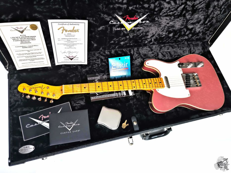 Fender® Custom Shop Limited Edition '50s Telecaster® built for NAMM only '2016 Burgundy Mist