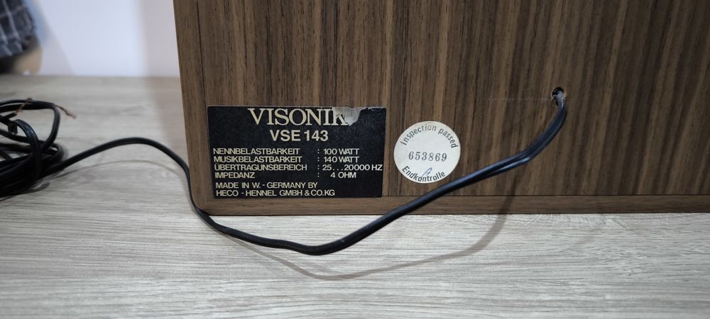 Kolumny głośnikowe Visonik Vse 143