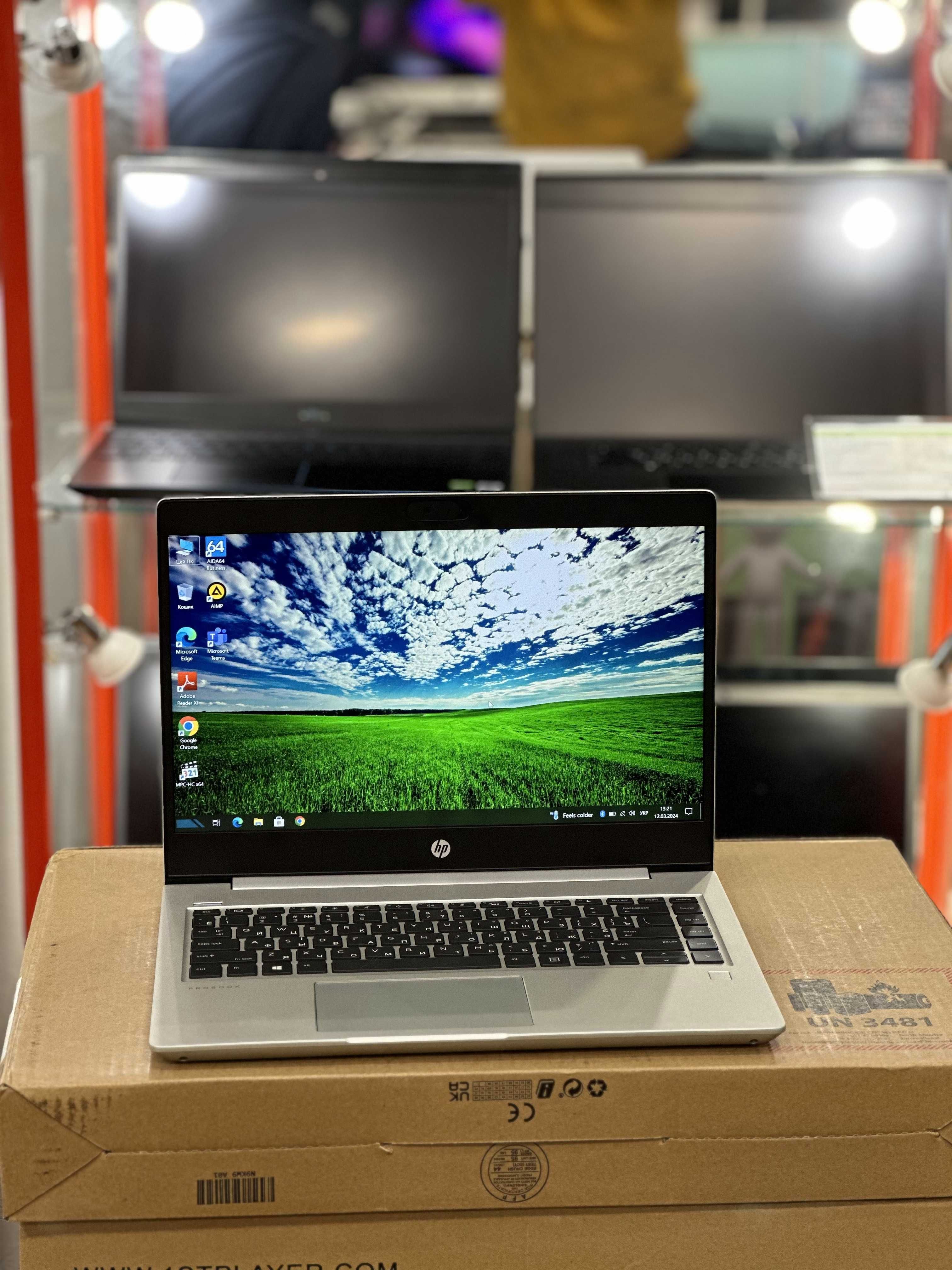 Ноутбук HP Тонкий та Металевий 14" FHD IPS RAM 16 GB 256 GB Магазин: 13 ...