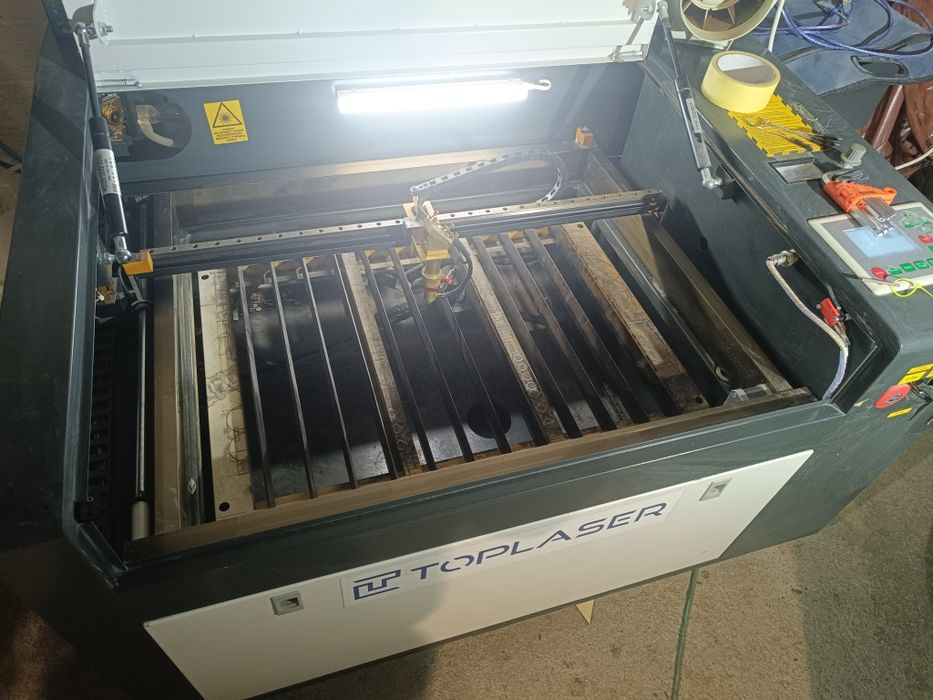 Laser CO2 6040 60W ploter laserowy grawerka Ruida LightBurn transport
