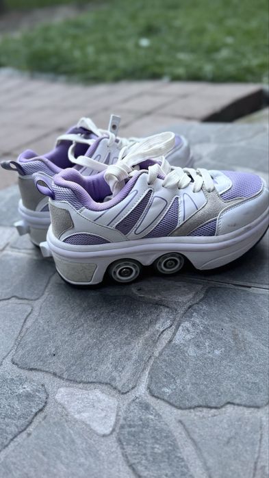 Роликові кросівки kick speed з LED підсвіткою