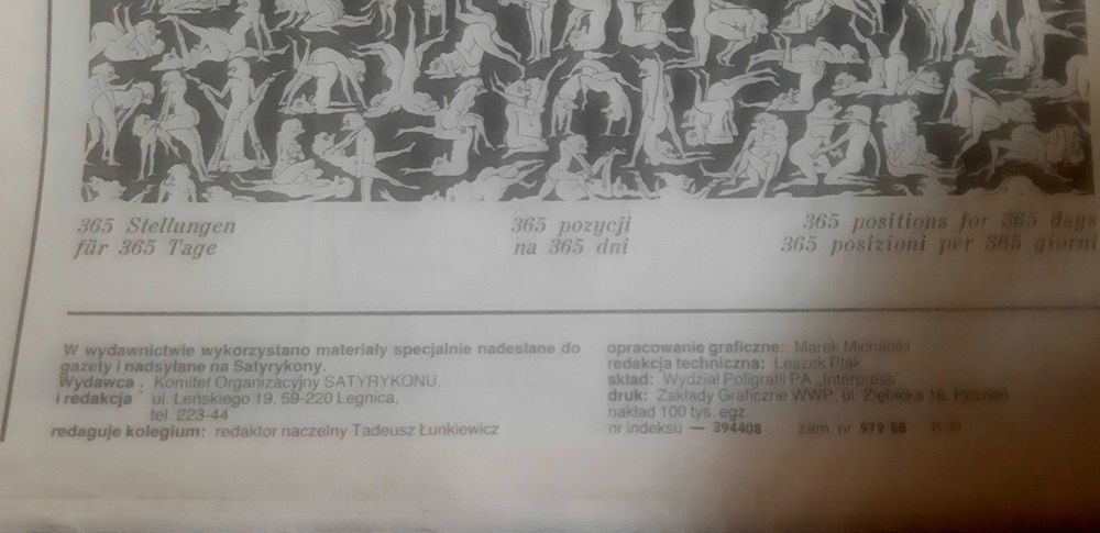 SATYRYKON 1988 r. Unikat!